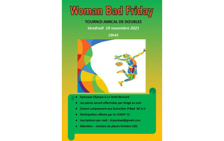 WOMAN BAD FRIDAY 19 NOVEMBRE 2021