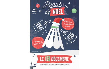 [ANNULATION] Repas de Noël samedi 18/12/21